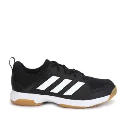Adidas Men's Ligra 7 M Charcoal Black Indoor Court Shoes-image-94