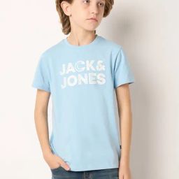 Jack & Jones Junior Blue Printed T-Shirt-picture-20