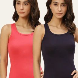 Lady Lyka Multicolor Camisole (Pack of 2)-image-91