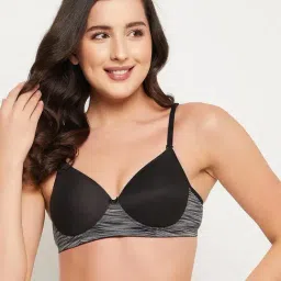 Clovia Black Printed Padded Bra-picture-32