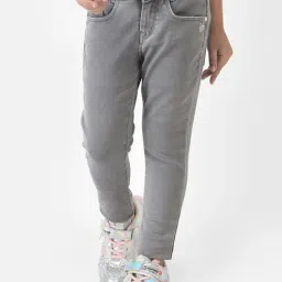 Crimsoune Club Kids Grey Slim Fit Jeans-image-95