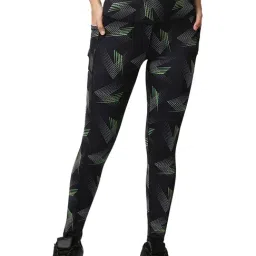 Soie Black Regular Fit High Rise Tights-image-39