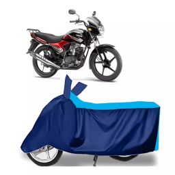 Auto Pearl Two Wheeler Cover for Yamaha YBR 110 - Cyan, Blue-image-80