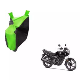 Auto Pearl Waterproof Two Wheeler Cover For Honda CB Unicorn 160 (Green & Black)-image-99