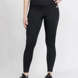 adidas Black Logo Print Tights-40