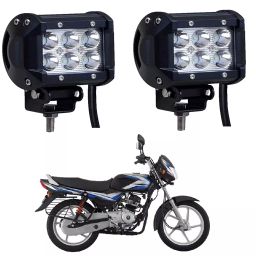 Cartronics 18W 6 Led Aluminum Bar Light/Fog Light for Bajaj CT 100-28