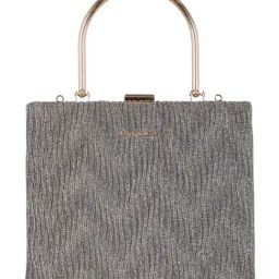 Van Heusen Grey Textured Medium Clutch-28