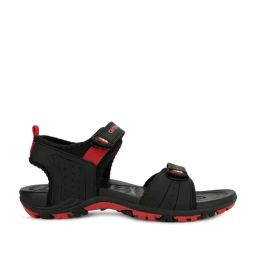 Campus Men's Black Floater Sandals-image-92