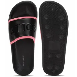 Allen Solly Women's Black Slides image 4