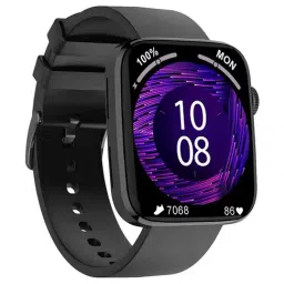 IZI Smart Calling GPS Smartwatch with Silicone Band (Black) image 3