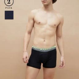 Fame Forever By Lifestyle Navy Regular Fit Trunks - Pack Of 2-image-54