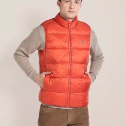 U.S. Polo Assn. Rust Regular Fit Quilted Jacket-picture-49