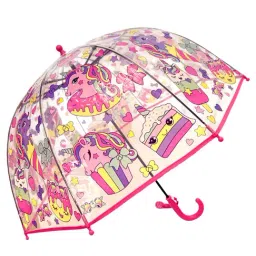 Little Surprise Box Pink Polyester Unicorn Icecream Print Umbrella-picture-43