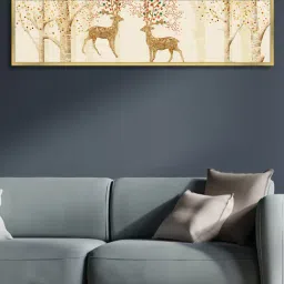 Art Street Blue Synthetic Wood Wall Art For Home D¿cor-image-97