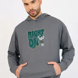 Styli Grey Cotton Long Sleeves Printed Sweatshirts-picture-33