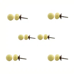 Indianshelf 6-Pcs Yellow Ceramic Knobs-image-96