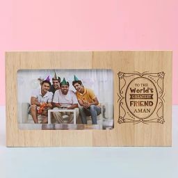 FNP Multicolor MDF Engraved Photo Frame for Best Friend-27
