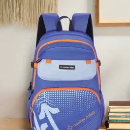 Nasher Miles Engineering Blue Printed Laptop Backpack-20