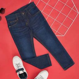 Pantaloons Junior Estate Blue Cotton Regular Fit Jeans-image-45