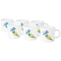 Larah by Borosil Multicolor Ceramic Tea & Coffee Mug - Set fo 6 180ml-image-13