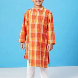 StyloBug Boys Multi Printed Kurta Set-image-13