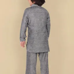 Mera Rang Boys Regular Thread Work Kurta with Salwar image 3