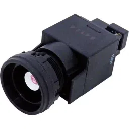 IDEC HW Series Pilot Light with 22 mm Mounting Hole Dia, HW1P-1H2R-42