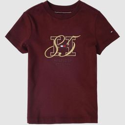 Tommy Hilfiger Boys Brand Logo Printed Round Neck Cotton T-shirt-picture-17