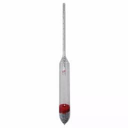 Borosil Baume Density Hydrometer Range 10-20 and 0.1°Bé Division, 3053009 (Pack of 20)-45