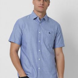 Van Heusen Sport Men Spread Collar Slim Fit Cotton Shirt-picture-30