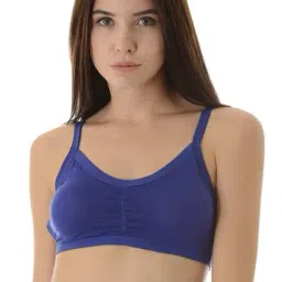 Da Intimo Royal Blue Non Wired Padded Bralette-picture-3