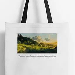 ARTBUG Unisex Printed Shopper Tote Bag image 2