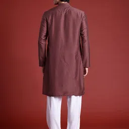 Anouk Woven Design Regular Kurta With Pyjamas image 5