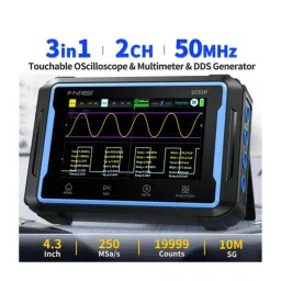 FNIRSI 2C53P 3-in-1 Oscilloscope 2C53P Tablet Oscilloscope 2C53P Dual Channel Oscilloscope with Multimeter & Function Generator Combo 3-in-1 Portable Lab for Electronics Integrated Test Instruments - RS8297FNIRSI 2C53P 3-in-1 Oscilloscope 2C53P Tablet Oscilloscope 2C53P Dual Channel Oscilloscope with Multimeter & Function Generator Combo 3-in-1 Portable Lab for Electronics Integrated Test Instruments - RS8297 image 3