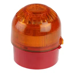 Klaxon PSS Series Amber Sounder Beacon, 110 - 230 V AC, IP65, Base Mount, 102dB at 1 Metre, PSS-0096-picture-14