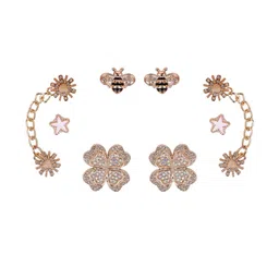 CASSIEY 8Pcs Embellished Metal Shoe Jibbitz-picture-45