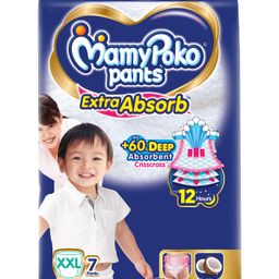 MamyPoko Extra Absorb Pant Style Diapers XXLarge - 7 Pieces-15