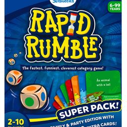 Skillmatics Board Game - Rapid Rumble Super Pack Family & Party Edition with 140 Extra Cards-16