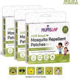 MumsLap 100% Natural Mosquito Repellent Patches for Babies & Kids -  72 Patches-14