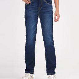 Zion Super Cotton Denim Mild Washed Jeans - Navy Blue-image-36