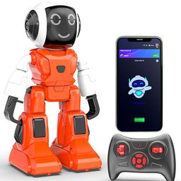 MIRANA TOYS Moonwalker | Smart Interactive Walking & Talking Robot (Red)-6
