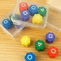 AKN TOYS Gonggi Game Set, Stones Plastic Playing Pieces with Storage Case, Squad Traditional Korean Game ,- PACK OF 1 ( COLOR AND DESIGN VARY )-picture-37