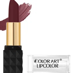 Color Art Glossy Matte Bullet Lipstick - 4 g - C90 Light Maroon-image-69