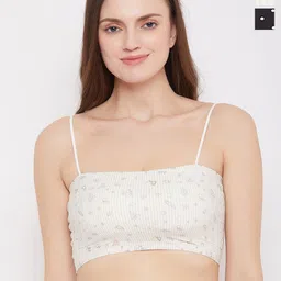 SECRETS BY ZEROKAATA Pack of 3 Assorted Printed Lightly Padded Bralettes-image-46