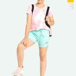 ariel Girls Pack Of 3 Cotton Printed Shorts-image-20