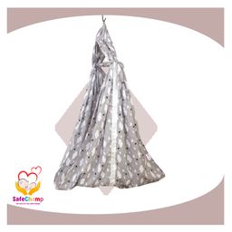 SafeChamp Cloud Baby Cradle Cloth with Seperator  - Grey image 3