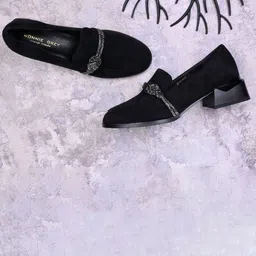 Ronnie Grey Women PU Loafers-image-79