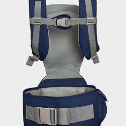 Mi Arcus 4-in-1 Multifunctional Baby Carrier with Breathable Mesh, Adjustable Padded Straps, Hip Seat, and Attached Head Support CushionBlue image 4
