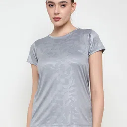 Clovia Women Abstract Printed Round Neck T-shirt-image-10