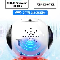 MIRANA TOYS Moonwalker | Smart Interactive Walking & Talking Robot (Red) image 5